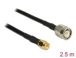 DELOCK HF Kabel TNC -> SMA St/St 2.50m