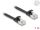 DELOCK Patchkabel gewinkelt RJ45 S/STP Cat6A 1.00m schwarz
