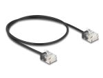 DeLOCK RJ45 Netzwerkkabel Cat.6 UTP Ultra Slim 0,5 m...