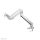 Neomounts NM-D775SILVERPLUS Monitorarm 10-49" - Gasfeder - Topfix - 180°-Stopp