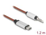 DELOCK AUX Kabel USB Type-C Stecker zu Klinkenstecker 3,5 mm