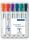 Staedtler 351 B WP6 Marker 6 Stück(e) Schwarz, Blau, Grün, Orange, Rot, Violett