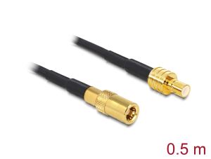 DELOCK HF Kabel SMB -> SMB St/Bu 0.50m