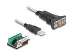 DELOCK Adapter USB-A/RS-422/485 St+ 6P Terminalblock 5V 0,5m