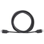 Manhattan High Speed HDMI-Kabel mit Ethernet-Kanal, HEC, ARC, 3D, 4K@30Hz, HDMI-Stecker auf HDMI-Stecker, geschirmt, schwarz, 3 m