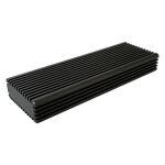 LC-Power LC-M2-C-MULTI Speicherlaufwerksgehäuse SSD-Gehäuse Schwarz M.2