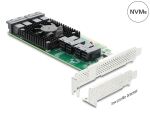 DeLOCK PCI Express x16 Karte zu 8 x intern SFF-8643 NVMe - Low Profile Formfaktor