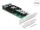 DeLOCK PCI Express x16 Karte zu 8 x intern SFF-8643 NVMe - Low Profile Formfaktor