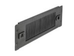 DELOCK 10" Kabelmanagement Bürstenleiste 2 HE schwarz