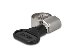 DELOCK Schlauchschelle, Flügelmutter 8-12mm 10 Stk. schwarz