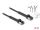 DELOCK RJ45 Netzwerkkabel Cat.6A U/FTP winkelbar 3m schwa
