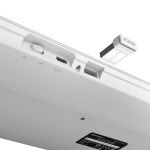 Sharkoon OfficePal K30W wh Tastatur Heimbüro USB QWERTZ Deutsch Weiß
