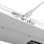 Sharkoon OfficePal K30W wh Tastatur Heimbüro USB QWERTZ Deutsch Weiß