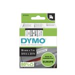 DYMO Original D1-Etikettenband | schwarz auf weiß | 19 mm x 7 m | selbstklebendes Schriftband | für LabelManager-Beschriftungsgerät