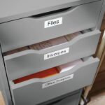DYMO Original D1-Etikettenband | schwarz auf weiß | 19 mm x 7 m | selbstklebendes Schriftband | für LabelManager-Beschriftungsgerät