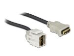 DELOCK Keystone HDMI A Buchse 250° mit Kabel