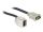 DELOCK Keystone HDMI A Buchse 250° mit Kabel