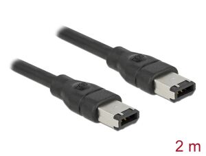 DELOCK FireWire-Kabel FW400 6pin -> FW400 6pin St/St 2,00 retail