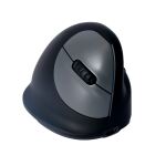 R-Go Tools Ergonomische Maus R-Go HE Break mit Pausensoftware, groß (Handlänge ≥ 185mm), für Rechtshänder, bluetooth, schwarz