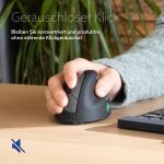 R-Go Tools Ergonomische Maus R-Go HE Break mit Pausensoftware, groß (Handlänge ≥ 185mm), für Rechtshänder, bluetooth, schwarz