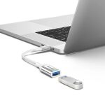 ALOGIC ULCAA-SLV USB Kabel USB 3.2 Gen 1 (3.1 Gen 1) 0,15 m USB C USB A 5 Gbit/s Silber