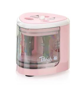 Peach PO102-PI Anspitzer Elektrischer Bleistiftspitzer Pink