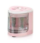Peach PO102-PI Anspitzer Elektrischer Bleistiftspitzer Pink
