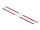 DELOCK Edelstahlkabelbinder L 400 x B 4,6 mm rot 10 Stück