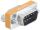 DeLOCK 65255 Kabeladapter 9-p Sub-D Silber, Gelb