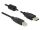 DeLOCK 2m, USB 2.0-A/USB 2.0-B USB Kabel USB A USB B 0,48 Gbit/s Schwarz