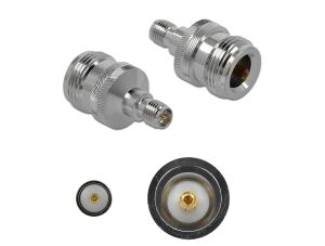 DELOCK Adapter N Buchse zu RP-SMA Buchse 10 GHz