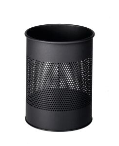 Durable 3310-01 15 l Rund Metall Schwarz