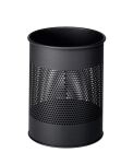 Durable 3310-01 15 l Rund Metall Schwarz