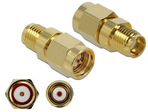 DELOCK Adapter SMA Stecker zu SMA Buchse 10 GHz