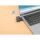 Manhattan 102735 Kartenleser USB 3.2 Gen 1 (3.1 Gen 1) Type-A/Type-C Schwarz, Transparent