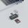Manhattan 102735 Kartenleser USB 3.2 Gen 1 (3.1 Gen 1) Type-A/Type-C Schwarz, Transparent