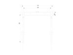 Equip 650363 32"-55" Feste TV-Wandhalterung