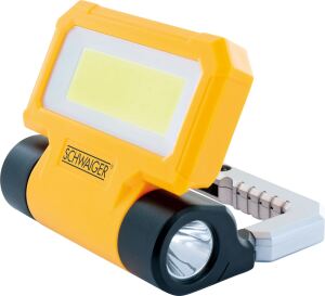 Schwaiger WL213 Arbeitslampe Schwarz, Silber, Gelb LED 6 W