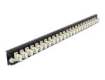 DELOCK 19 LWL Spleißbox Frontblende 24 Port LC...