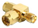 DELOCK HF Adapter SMA -> 2x SMA BuSt T-Stück