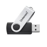 Intenso USB-Stick Office Line, 256 GB, USB-A, 3.2 Gen 1x1, schwarz-silber