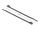 DeLOCK Kabelbinder mit flachem Kopf L 110 x B 2,5 mm 100 Stück schwarz
