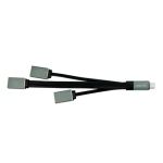 LogiLink UA0315 Schnittstellen-Hub USB 3.2 Gen 1 (3.1 Gen 1) Type-C 5000 Mbit/s Schwarz, Grau