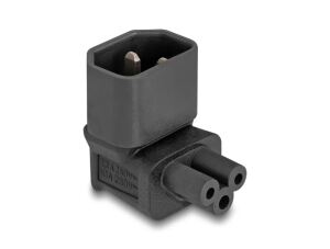 DELOCK Netzadapter IEC 60320 - C14 auf C5, Stecker / Buchse