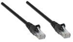 Intellinet Netzwerkkabel, Cat5e, U/UTP, CCA, Cat5e-kompatibel, RJ45-Stecker/RJ45-Stecker, 3,0 m, schwarz