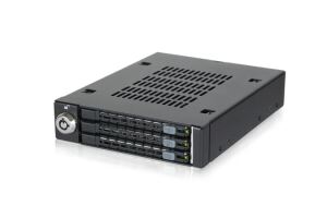 Icy Dock MB993SK-B Hard Drive Backplane 2,5/3,5" Carrier Panel Schwarz