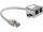 DeLOCK 65177 Kabeladapter RJ-45 2 x RJ-45 Grau