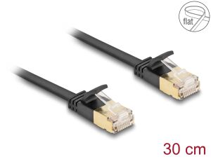 DELOCK RJ45 Netzwerkkabel Cat.6A Stec. zu Stecker U/FTP 0,3m