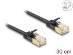 DELOCK RJ45 Netzwerkkabel Cat.6A Stec. zu Stecker U/FTP 0,3m