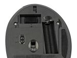 DELOCK Ergonomische USB Maus vertikal - kabellos schwarz